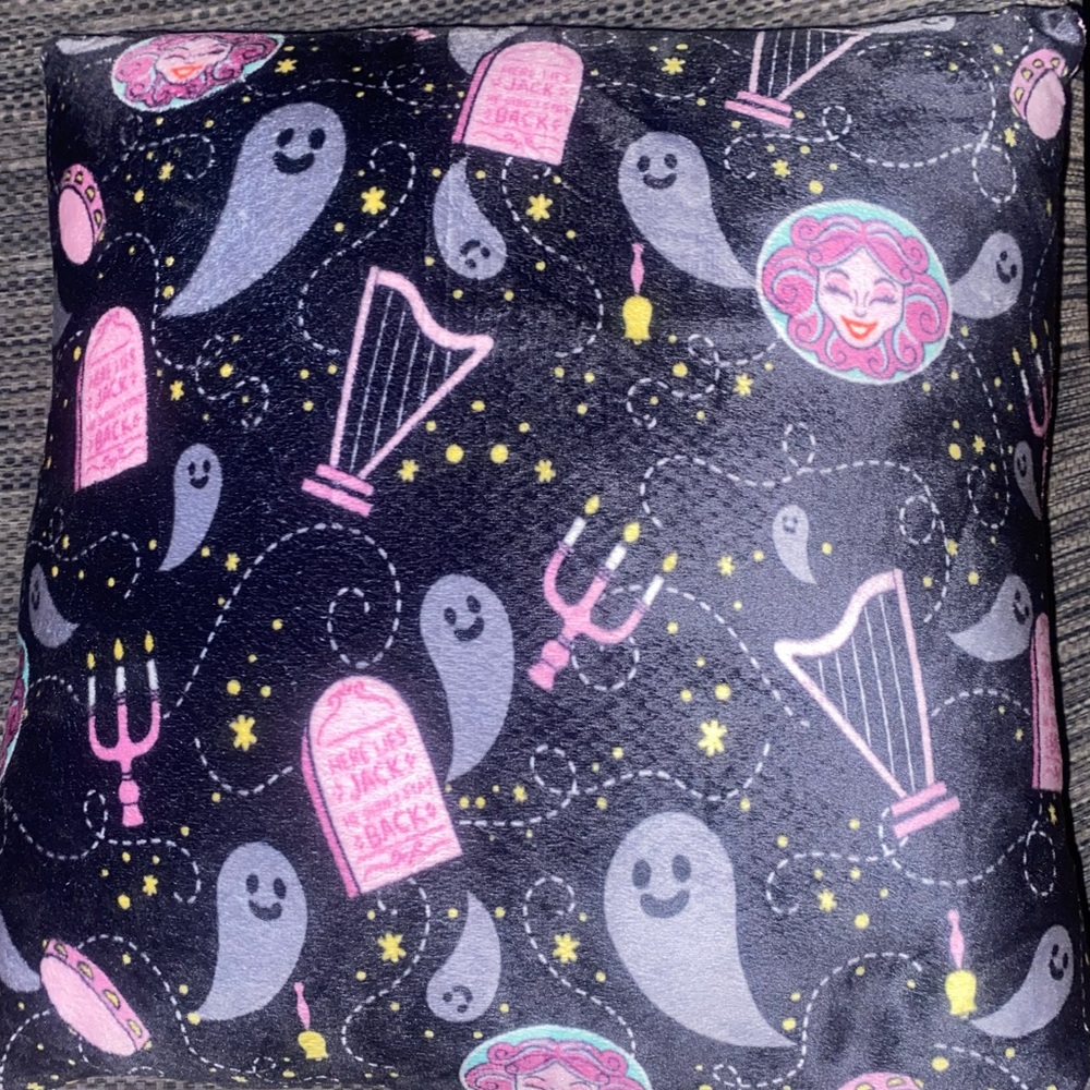 Park Candy Haunted Mansion Double Sided Pillows 15 X 15 Ghosts Leota